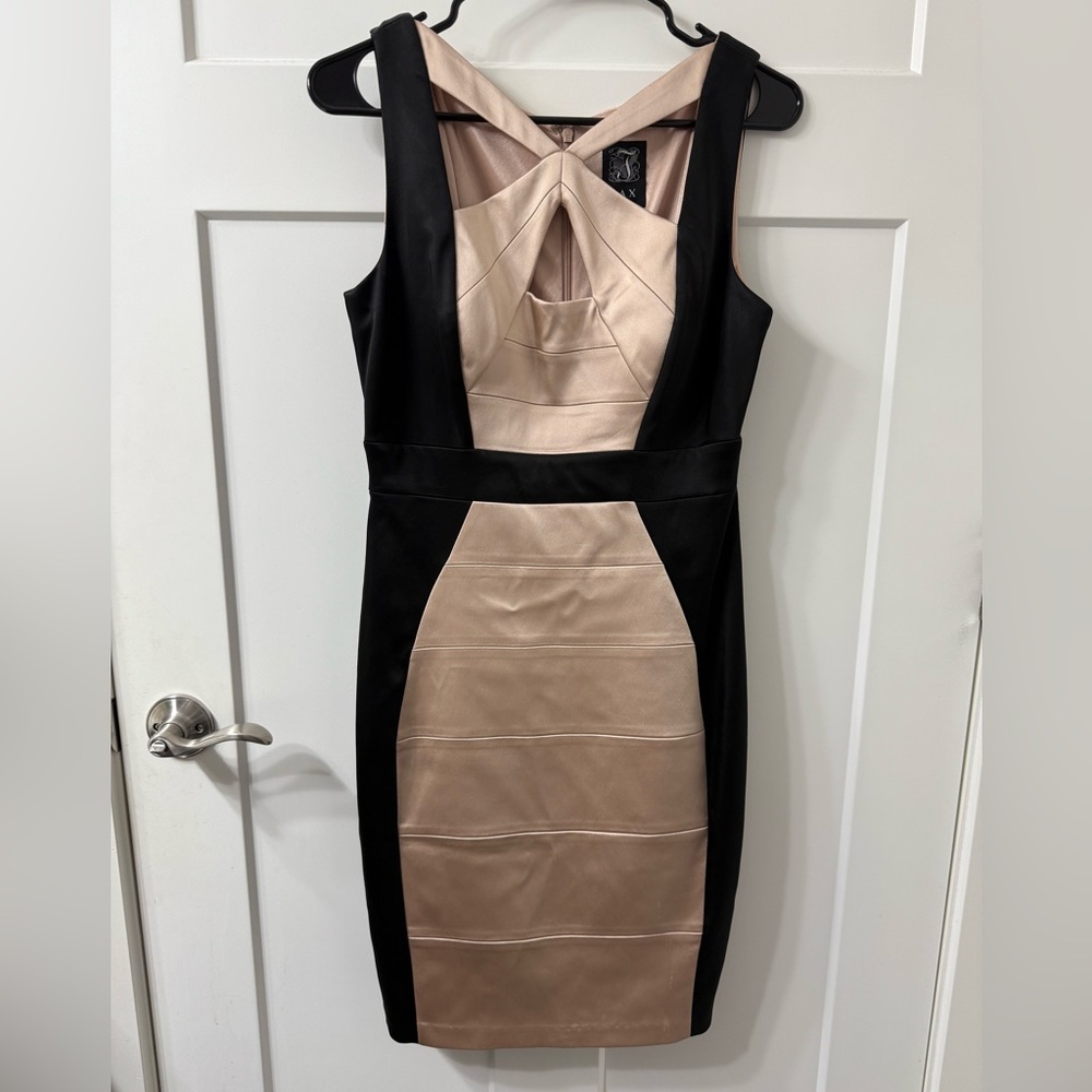 Jax Black and Tan Dress